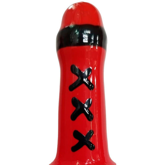 CONDOMERIE - PRESERVATIVOS NOVIDADES PINTADOS À MÃO AMSTERDAM VERMELHO