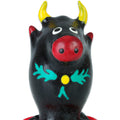 CONDOMERIE - PRESERVATIVOS NOVIDADE PINTADOS À MÃO BULL BLACK MODELO 1