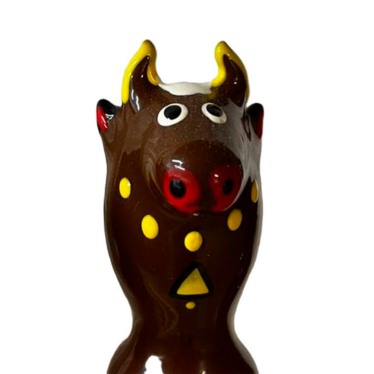 CONDOMERIE - PRESERVATIVOS NOVIDADES PINTADOS À MÃO BULL BLACK MODELO 2