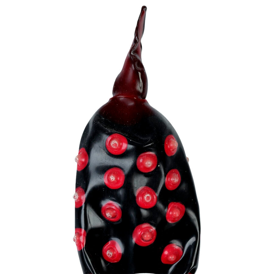 CONDOMERIE - PRESERVATIVOS NOVIDADES PINTADOS À MÃO PRETO FAKIR XL
