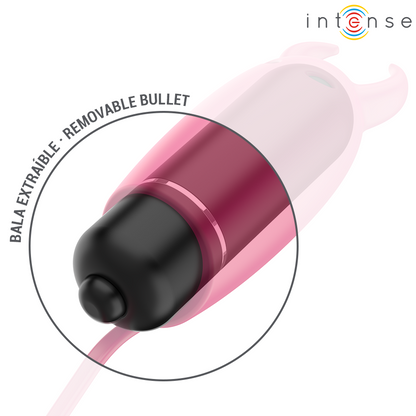 INTENSE - BALA VIBRATÓRIA ESCARLATE DEMÔNIO VERMELHO 9,3 X 2,4 CM