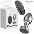 INTENSE - PLUG ANAL 10 VIBRAÇÕES METAL COM CONTROLE REMOTO M
