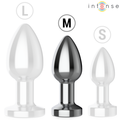 INTENSE - PLUG ANAL 10 VIBRAÇÕES METAL COM CONTROLE REMOTO M