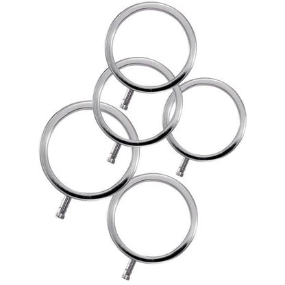 ELECTRASTIM - ANÉIS DE METAL ELECTRARINGS PACOTE COM 5