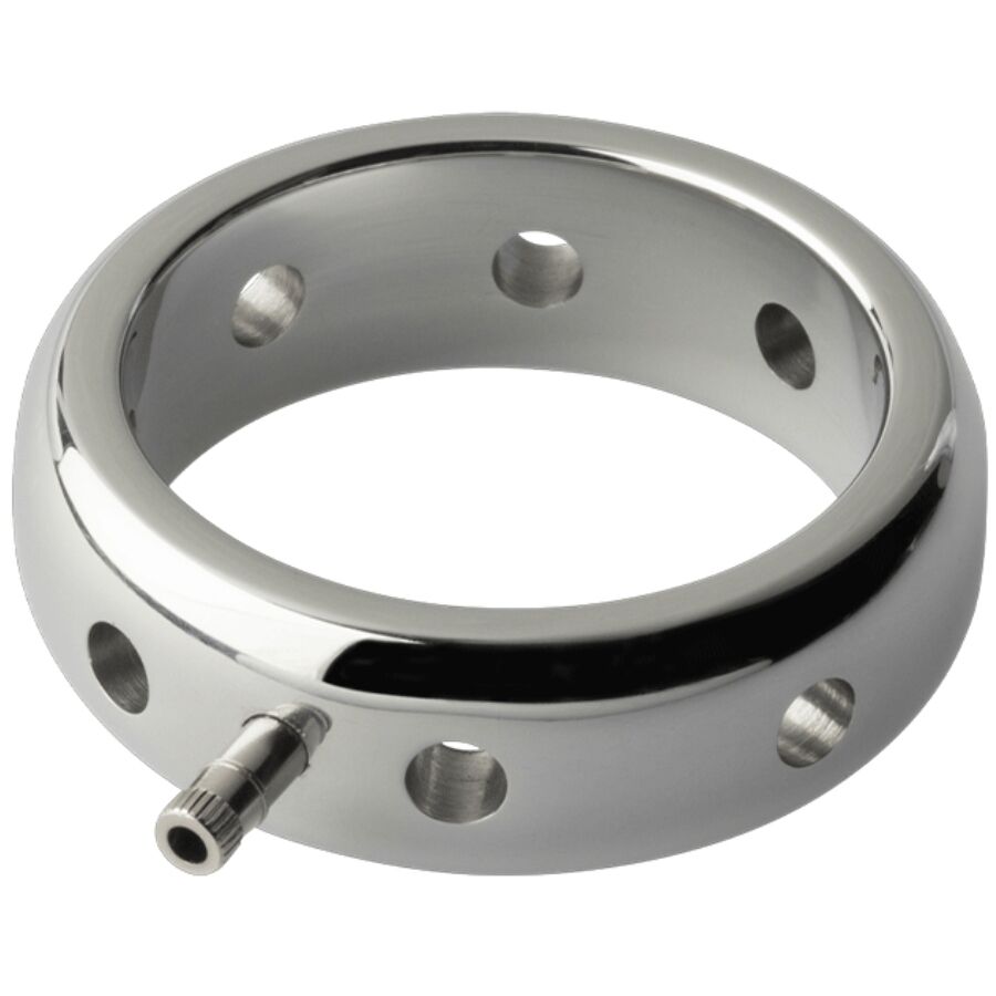 ELECTRASTIM - ANEL ELETROMAGNÉTICO DE METAL PRESTIGE PARA PÊNIS 46 MM
