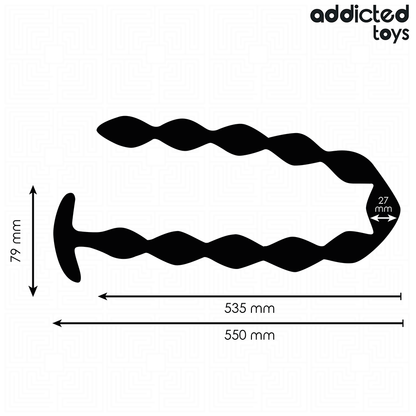 ADDICTED TOYS - PLUG ANAL EXTRA LONGO