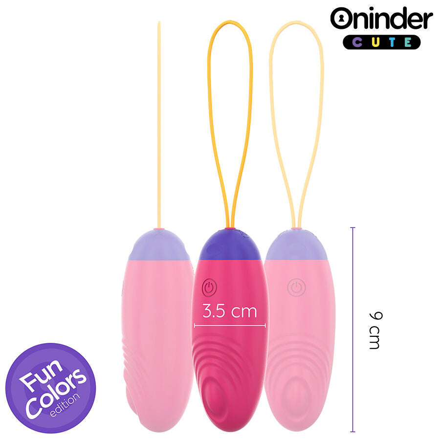 ONINDER CUTE - OVO DE SILICONE COM VIBRAÇÕES PARA PRAZER E AMOR - APLICATIVO GRATUITO GLOBAL