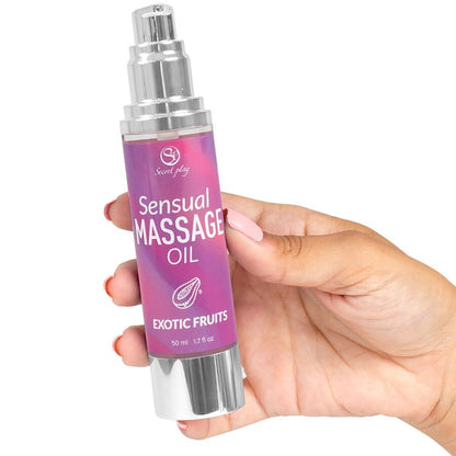 SECRETPLAY - ÓLEO DE MASSAGEM COM FRUTAS EXÓTICAS