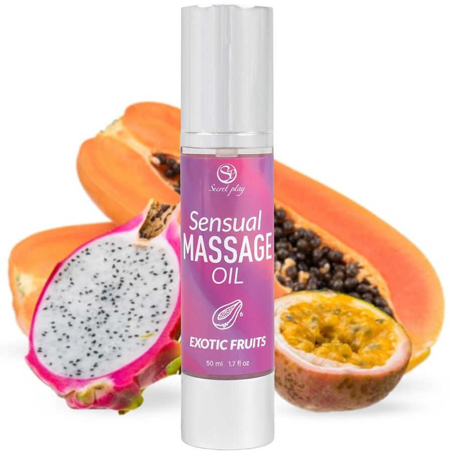 SECRETPLAY - ÓLEO DE MASSAGEM COM FRUTAS EXÓTICAS