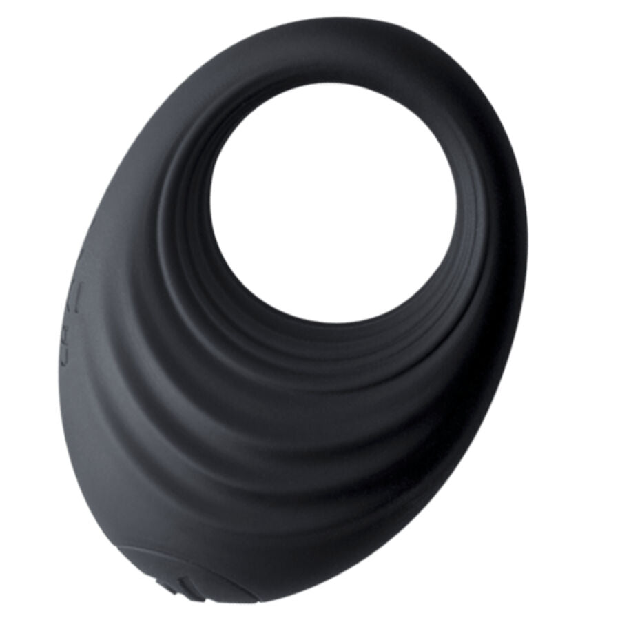 ROCKS-OFF - ANEL VIBRATÓRIO PARA PÊNIS PRETO SPIRE