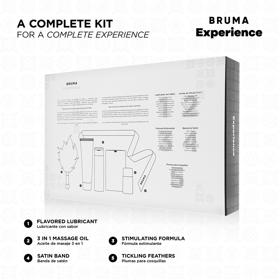 BRUMA XPERIENCE - PACOTE DE TENTAÇÃO DE PINA COLADA DOCE COM POTENCIALIZADOR DE ORGASMO