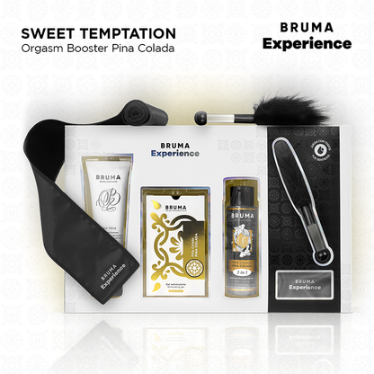 BRUMA XPERIENCE - PACOTE DE TENTAÇÃO DE PINA COLADA DOCE COM POTENCIALIZADOR DE ORGASMO