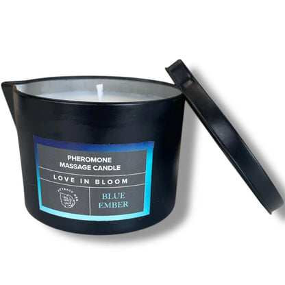 EYE OF LOVE - BLOOM VELA DE MASSAGEM INDICA BLUE EMBER 150 ML
