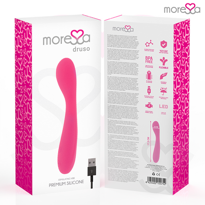 MORESSA - DRUSO PREMIUM SILICONE RECARREGVEL