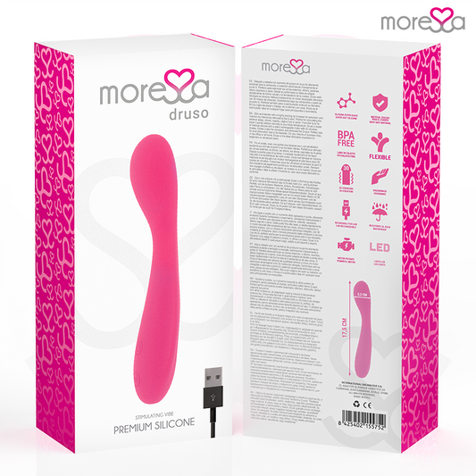 MORESSA - DRUSO PREMIUM SILICONE RECARREGVEL