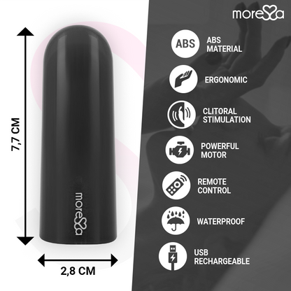 MORESSA - NIX BLACK REMOTE CONTROL VIBRATOR