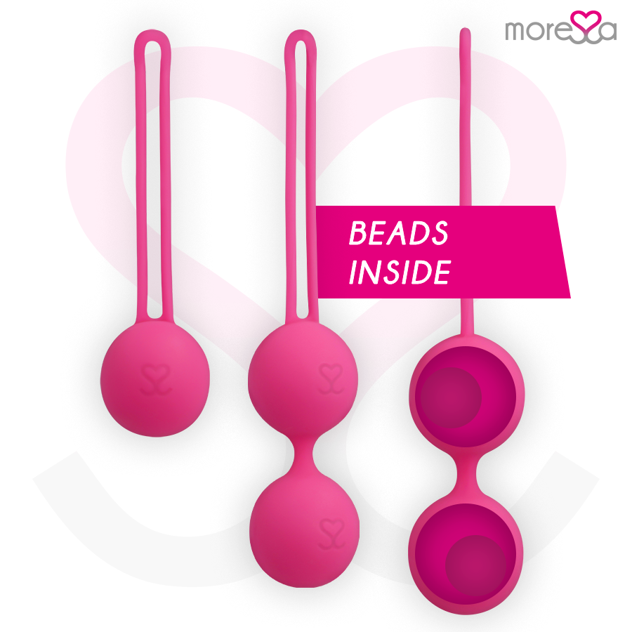 MORESSA - SET OSIAN DE SILICONA PREMIUM ROSA (Osian Uno - 51 g | Osian Dos - 101 g | Osian Tres 85 g)