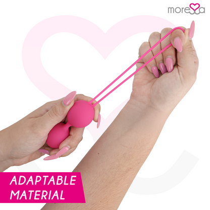 MORESSA - SET OSIAN DE SILICONA PREMIUM ROSA (Osian Uno - 51 g | Osian Dos - 101 g | Osian Tres 85 g)
