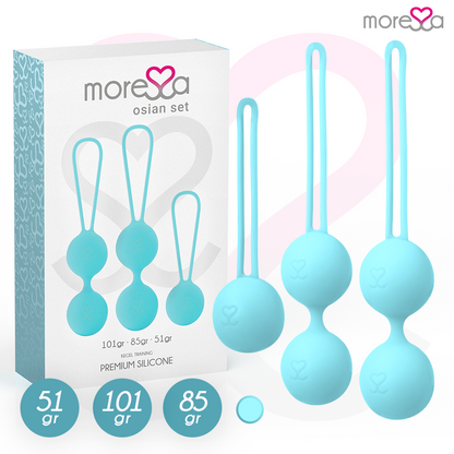 MORESSA - OSIAN SILICONE PREMIUM TURQUOISE SET