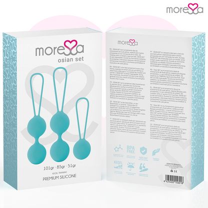 MORESSA - OSIAN SILICONE PREMIUM TURQUOISE SET