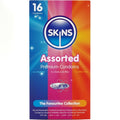 SKINS - PACOTE COM 16 PRESERVATIVOS PREMIUM VARIADOS