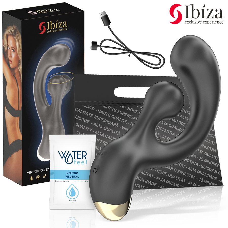 IBIZA - ESTIMULADOR VIBRATÓRIO E ROTATIVO