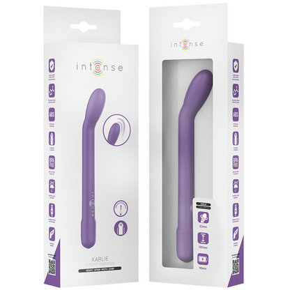 INTENSE - ESTIMULADOR DE PONTO G RECARREGÁVEL KARLIE ROXO