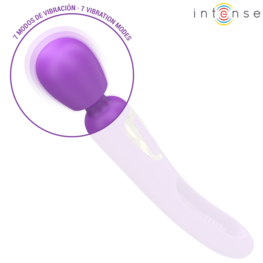 INTENSE - VARINHA VIBRATÓRIA CHRISTY COM LÍNGUA QUE GIRA