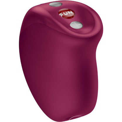 FUN FACTORY - VIBRADOR MEA AIR PULSE VERMELHO VINHO