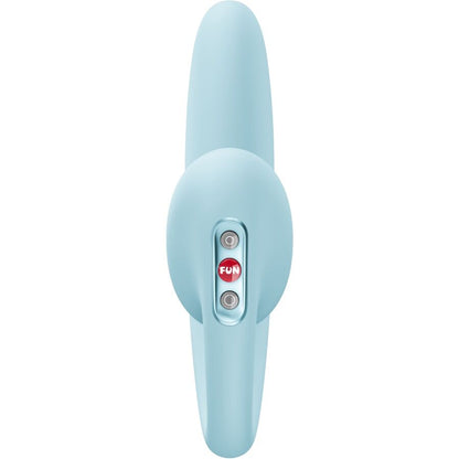 FUN FACTORY - CRESCENDO VIBRADOR DE DUPLA PULSAÇÃO DE AR INSERÍVEL AZUL GELO