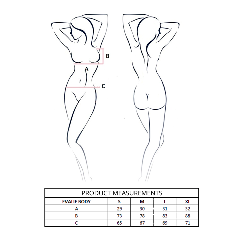 PASSION - EVALIE BODY BRANCO L/XL
