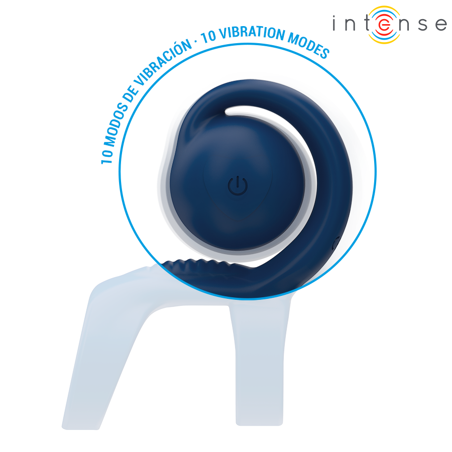 INTENSE  - ANEL PENIANO TYSON COM BOLA VIBRATÓRIA Ø 3,2 CM