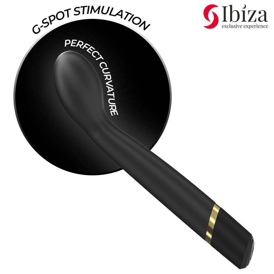 IBIZA - VIBRADOR DE PONTO G 10 VIBRAÇÕES RECARREGÁVEL