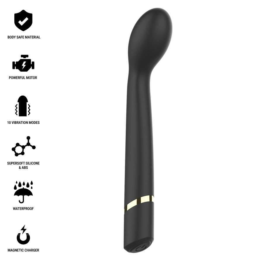 IBIZA - VIBRADOR DE PONTO G 10 VIBRAÇÕES RECARREGÁVEL