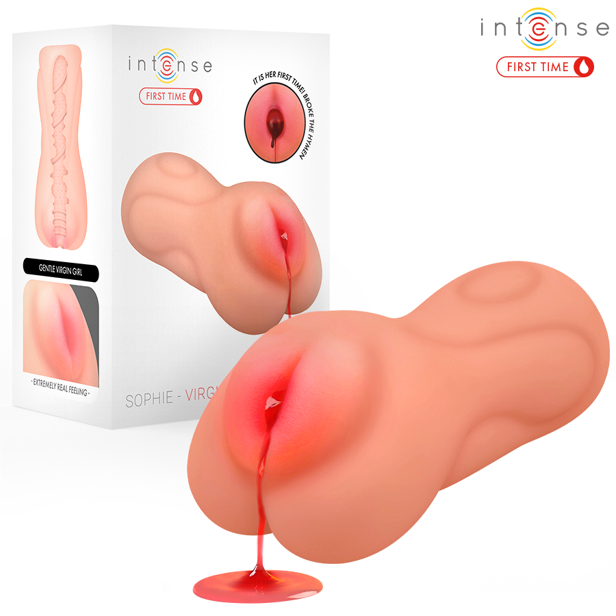 INTENSE FIRST TIME - SOPHIE VIRGEM MASTURBADORA COM SANGRAMENTO