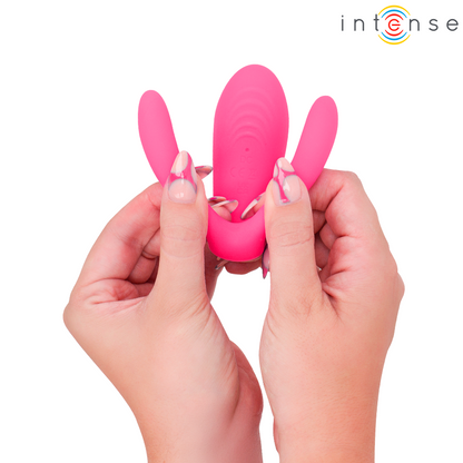 INTENSE - JULIA VIBRADOR DUPLO COM CONTROLE REMOTO