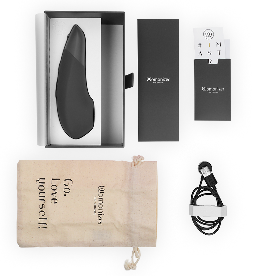 WOMANIZER - ESTIMULADOR CLITORIAL INTENSO PRETO