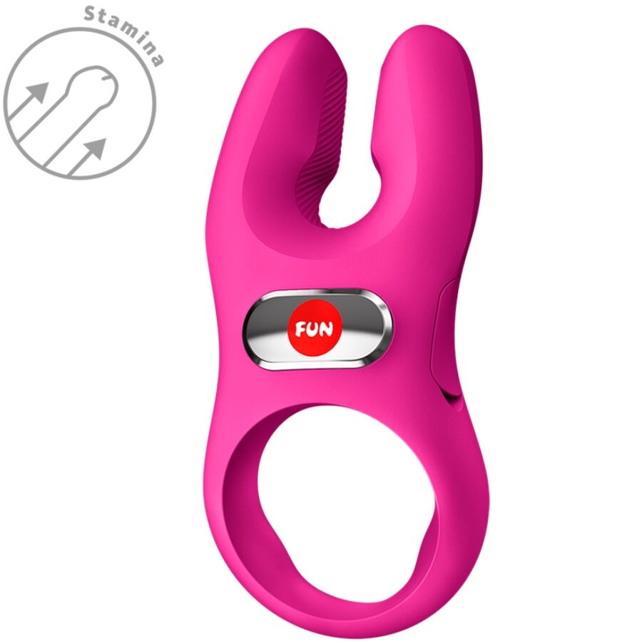 FUN FACTORY - ANEL PENIANO VIBRATÓRIO NOS PRO MAGENTA