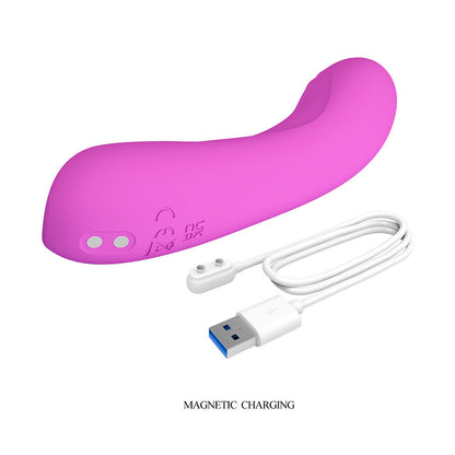 PRETTY LOVE - DJ DICK VIBRADOR ROXO PARA PONTO G