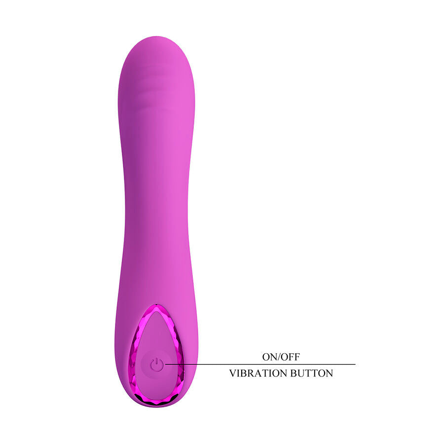 PRETTY LOVE - DJ DICK VIBRADOR ROXO PARA PONTO G