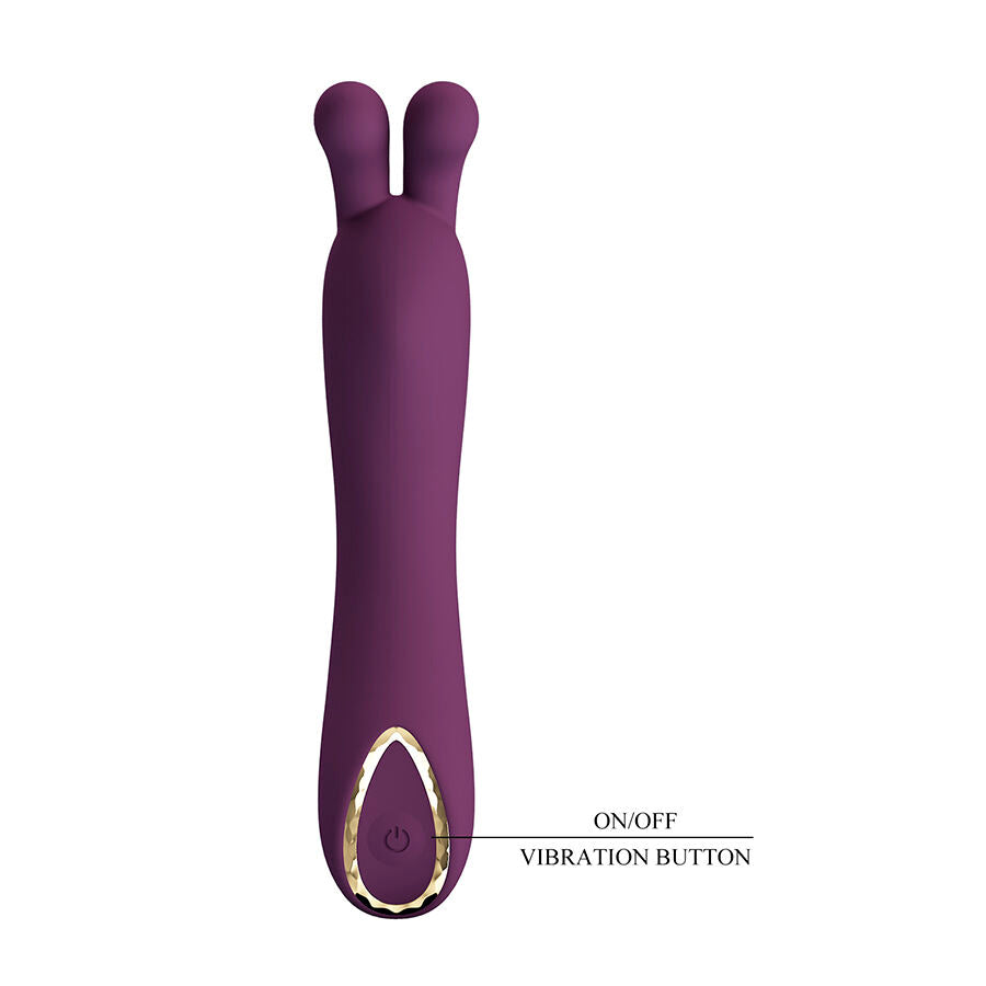 PRETTY LOVE - DJ RABBIT VIBRADOR DE PONTO G ROXO