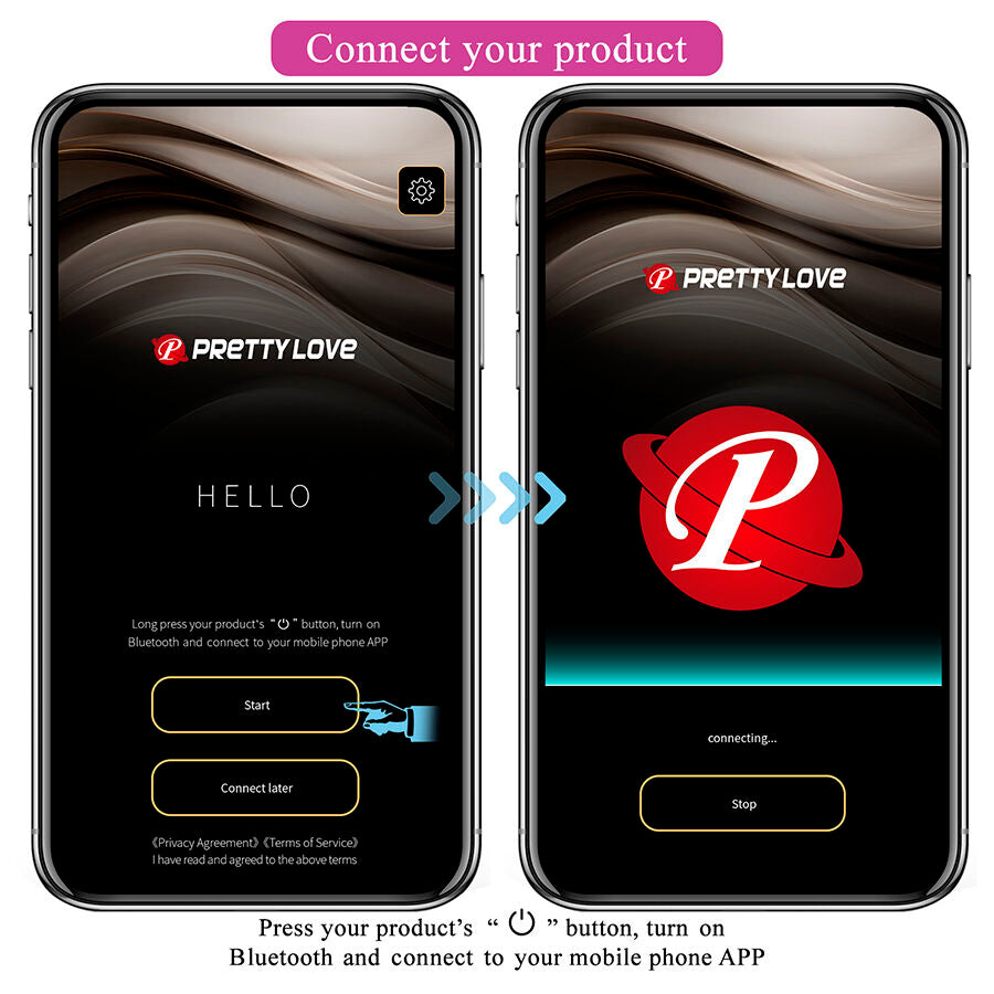 PRETTY LOVE - DORA VIBRADOR INVISÍVEL COM APLICATIVO GRÁTIS
