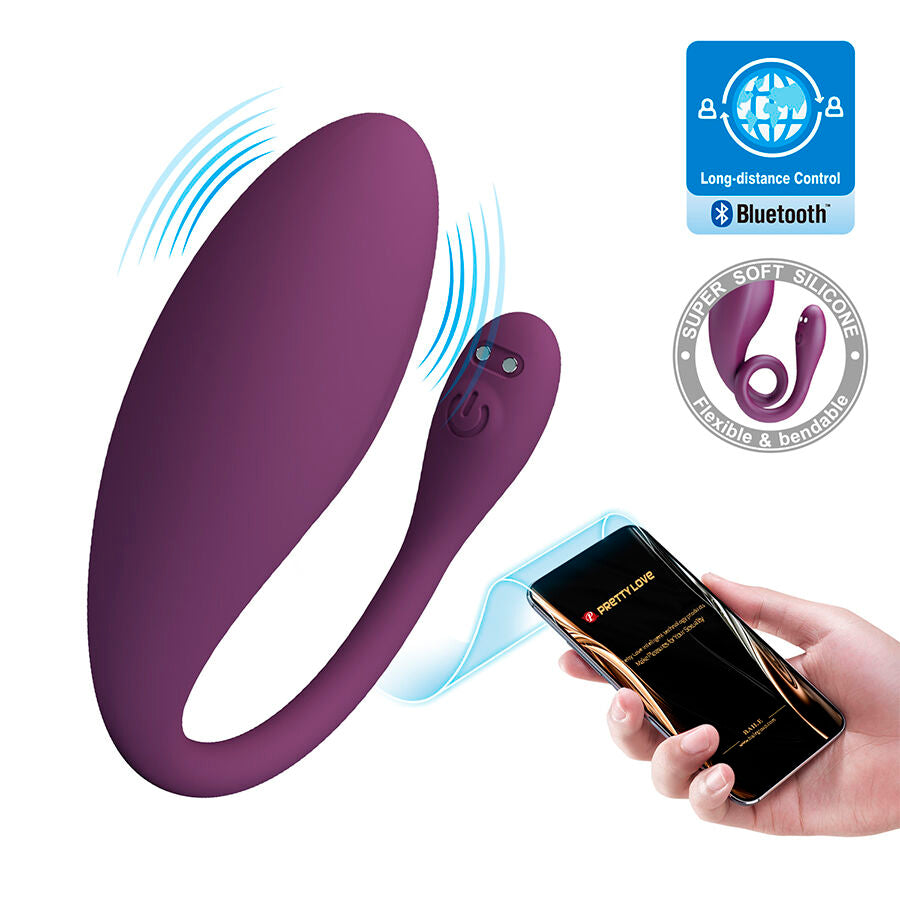 PRETTY LOVE - DORA VIBRADOR INVISÍVEL COM APLICATIVO GRÁTIS