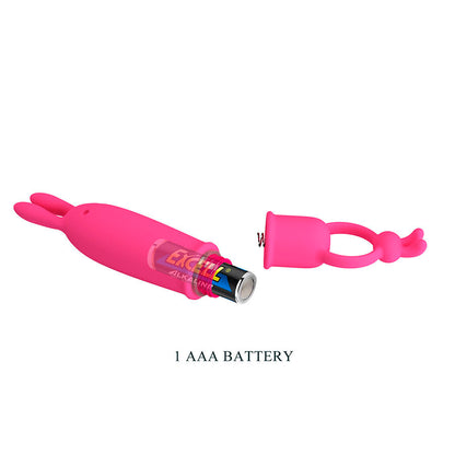 PRETTY LOVE - DELIA VIBRADOR RABBIT COM ANEL DE RESISTÊNCIA