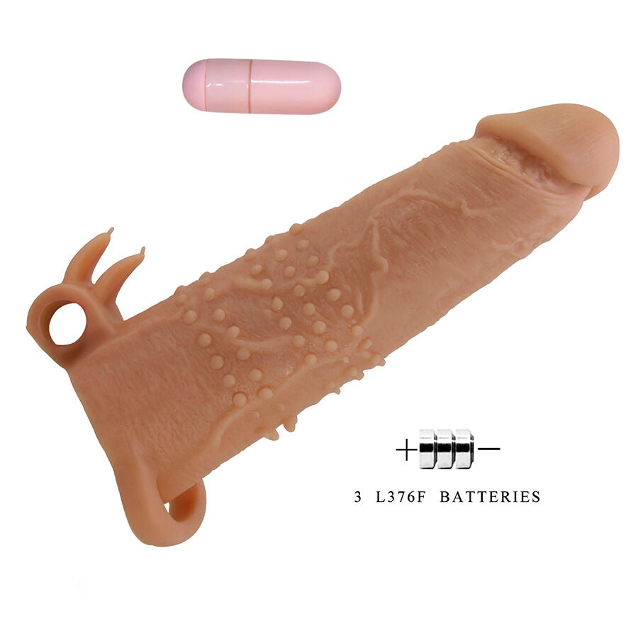 PRETTY LOVE - QUILLON CAPA PENIANA COM ESTIMULADOR CLITÓRICO E VIBRAÇÃO
