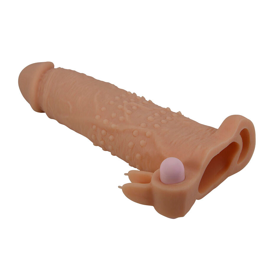 PRETTY LOVE - QUILLON CAPA PENIANA COM ESTIMULADOR CLITÓRICO E VIBRAÇÃO