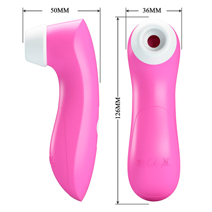ROMANCE - DISPOSITIVO DE SUCÇÃO CLITORIAL COM TECNOLOGIA DE PULSAÇÃO ROSA