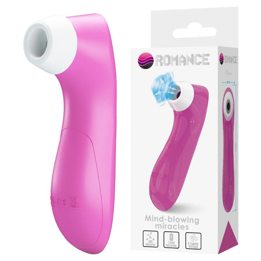 ROMANCE - DISPOSITIVO DE SUCÇÃO CLITORIAL COM TECNOLOGIA DE PULSAÇÃO ROSA