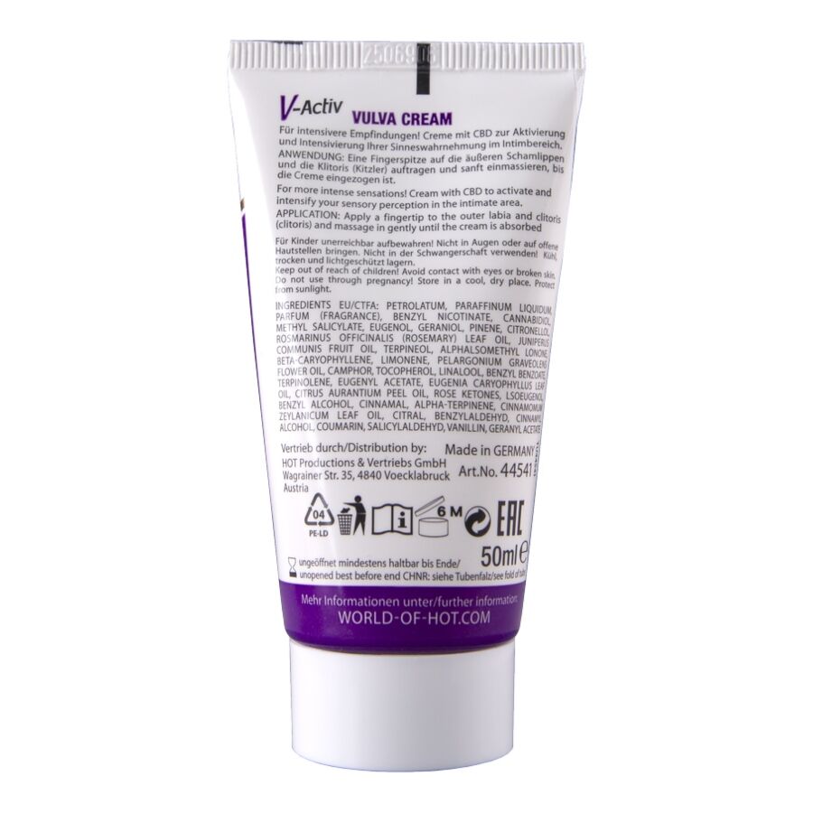 CREME VULVA QUENTE COM CBD 50ML