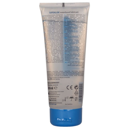 HOT - SUPERGLIDE LUBRIFICANTE À BASE DE ÁGUA 200 ML